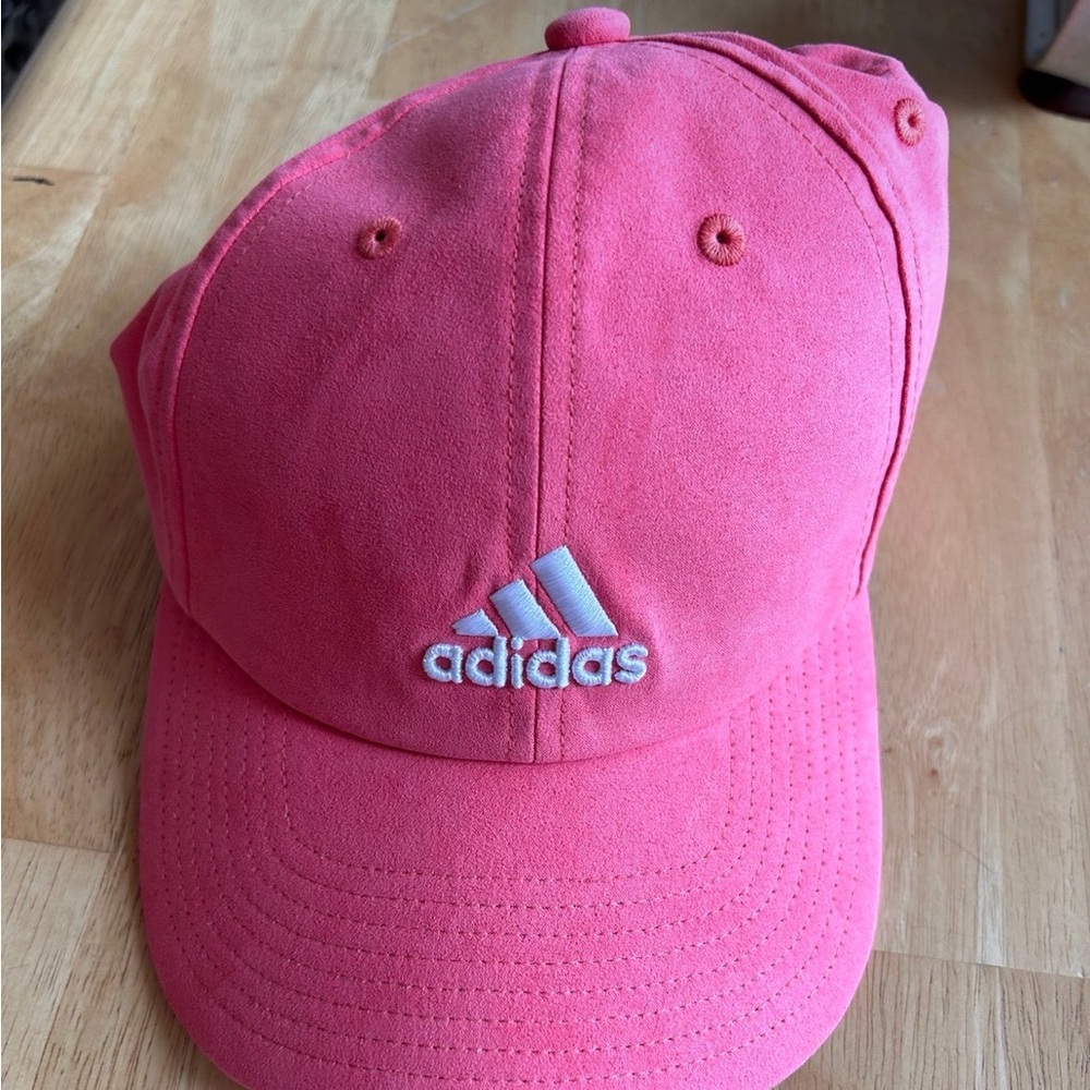 Adidas woman’s hat climate adjustable hat cap pink/ salmon